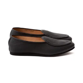 Artizan Belgian Slipper - Black Calf