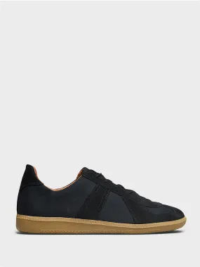 1700VEF German Military Sneakers in Black