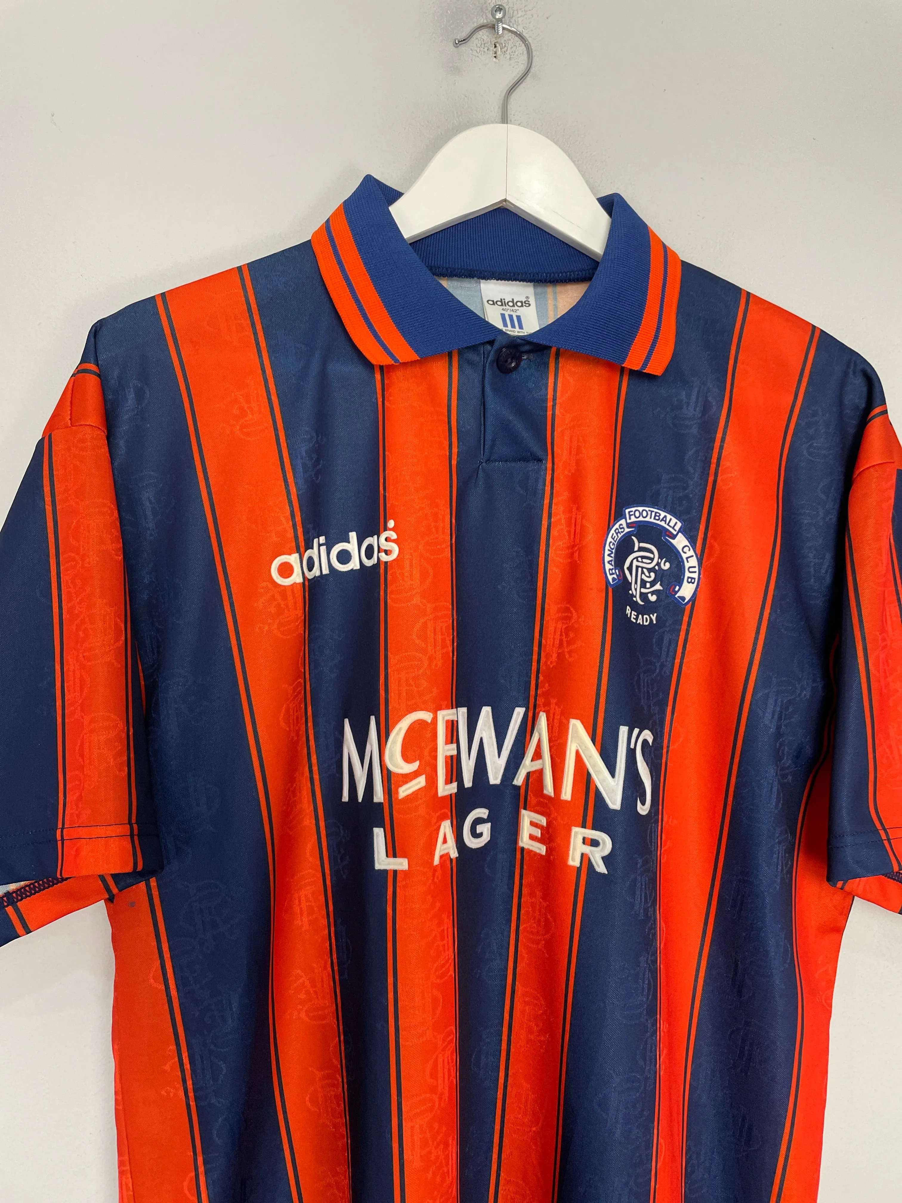 1993/94 RANGERS AWAY SHIRT (M) ADIDAS