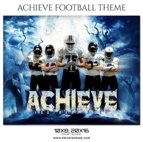 Achieve - Football Themed Sports Photography Template