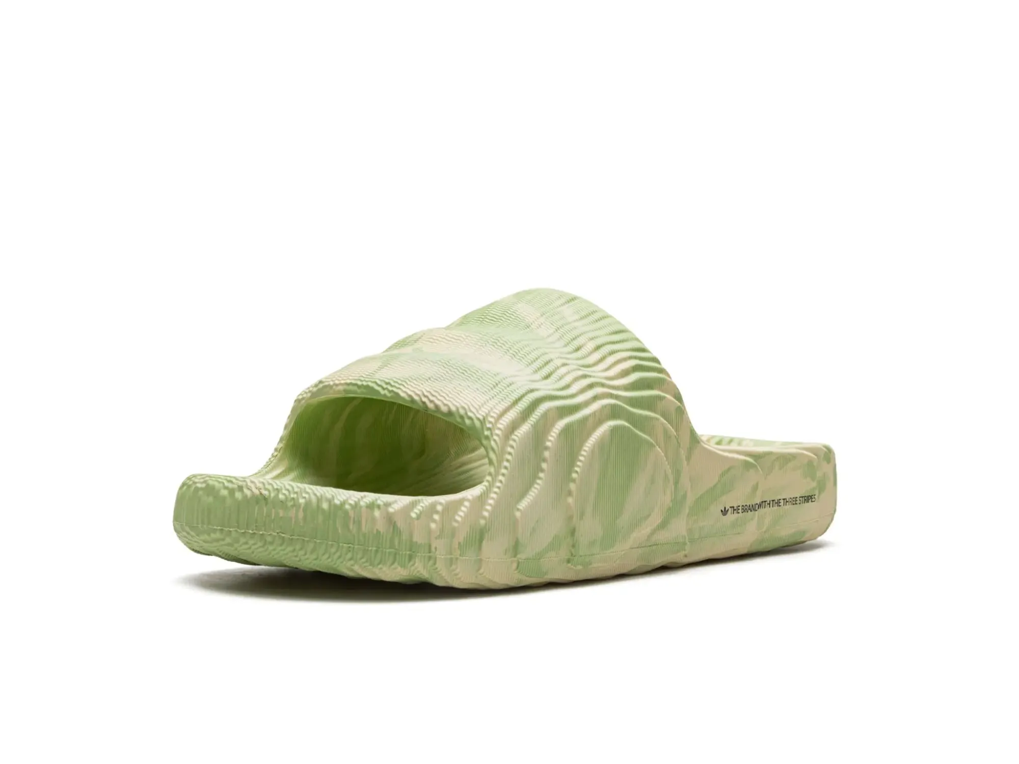 Adidas Adilette 22 Slides "Magic Lime Desert Sand"