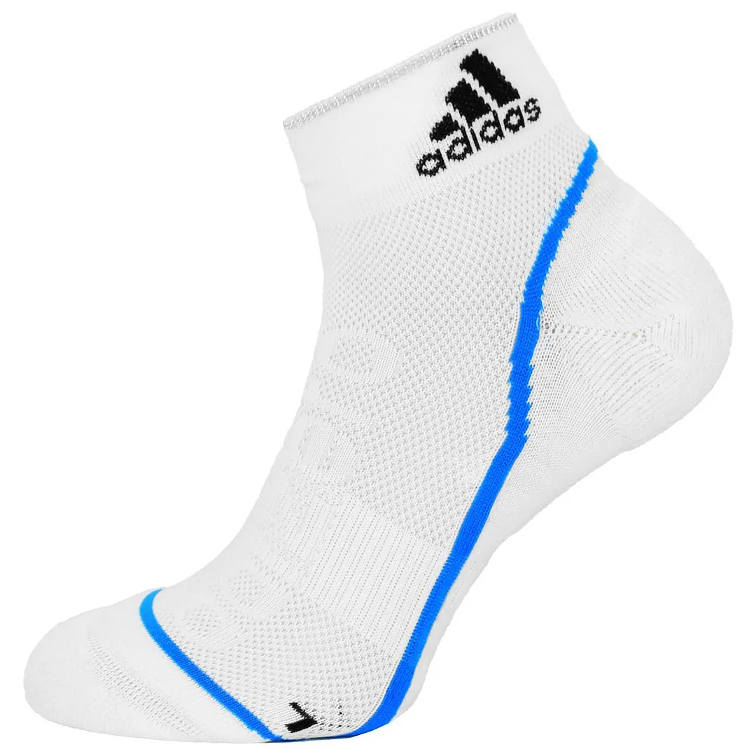 Adidas AdiZero Kids White Ankle Socks