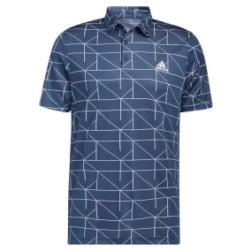 adidas Mens Jacquard Primegreen Polo