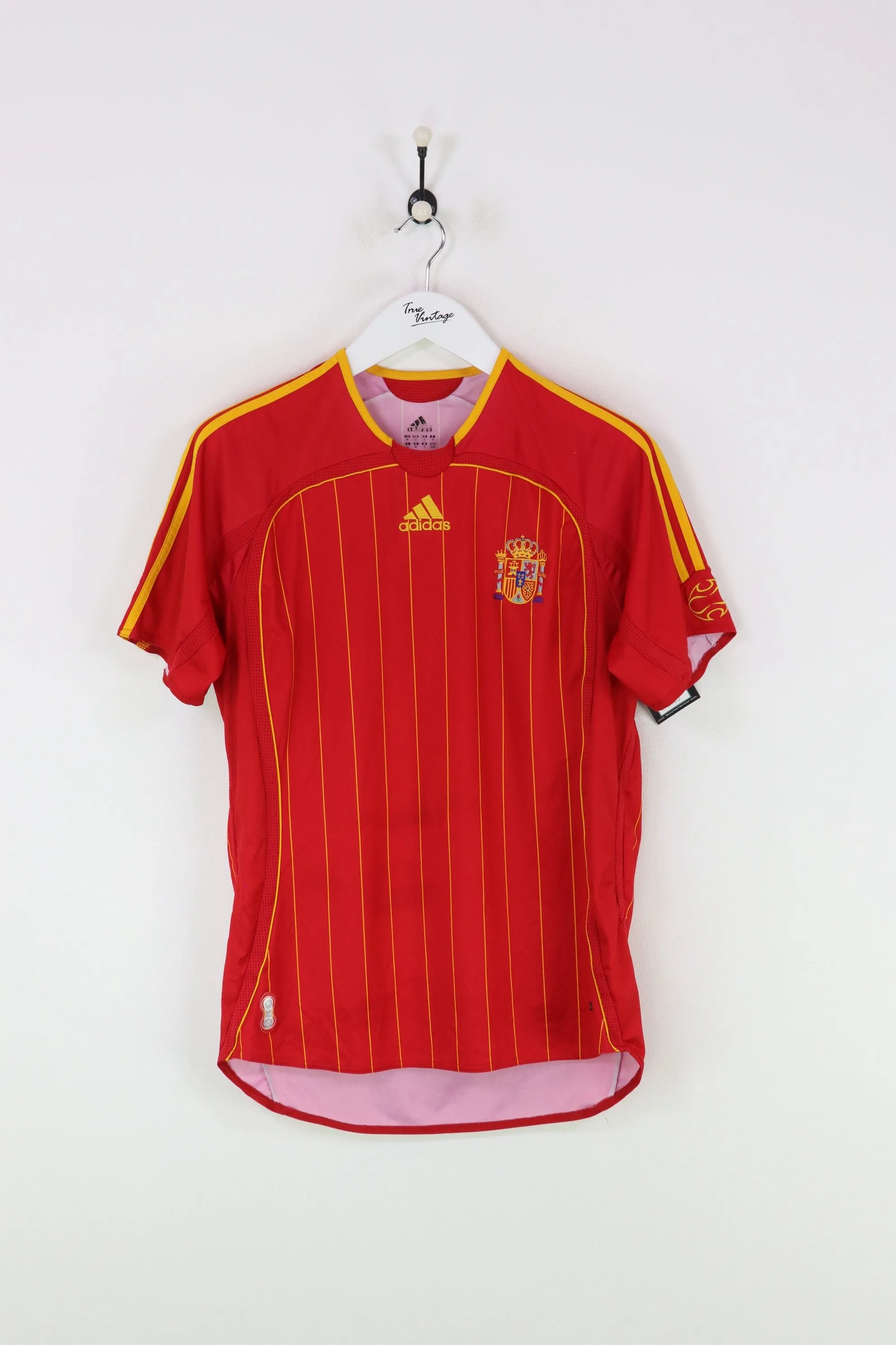 Adidas Spain Football Shirt Red/Yellow Medium