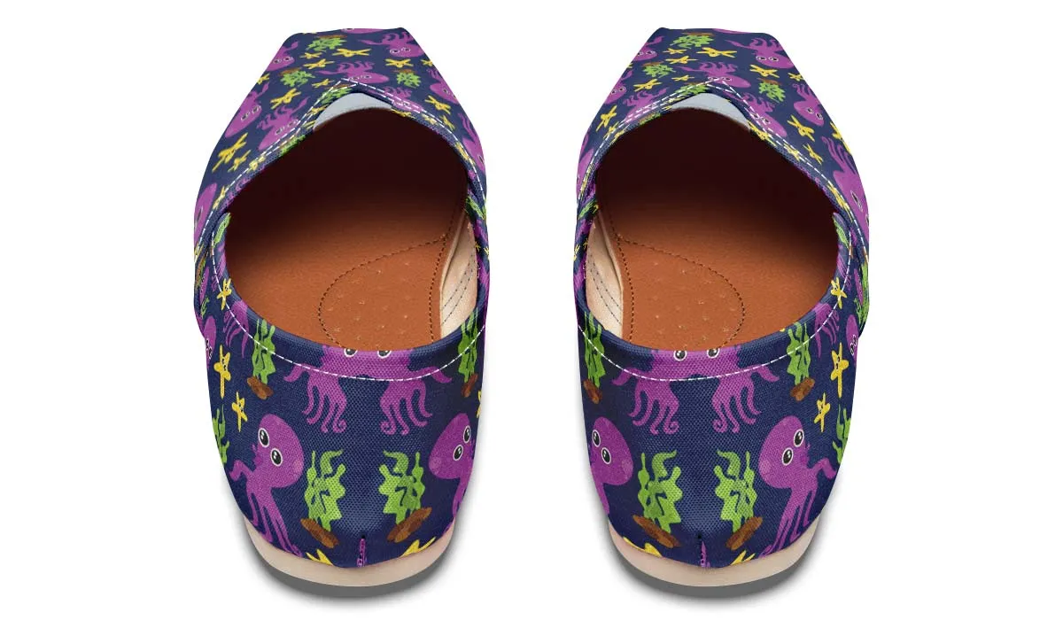 Adorable Octopus Pattern Casual Shoes