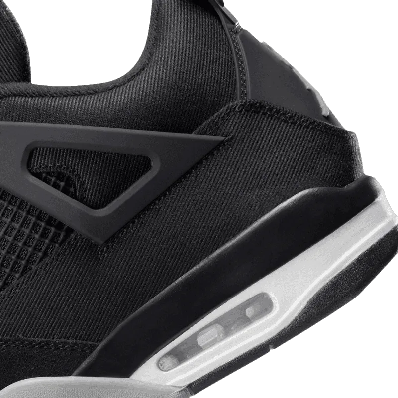 Air Jordan 4 Black Canvas