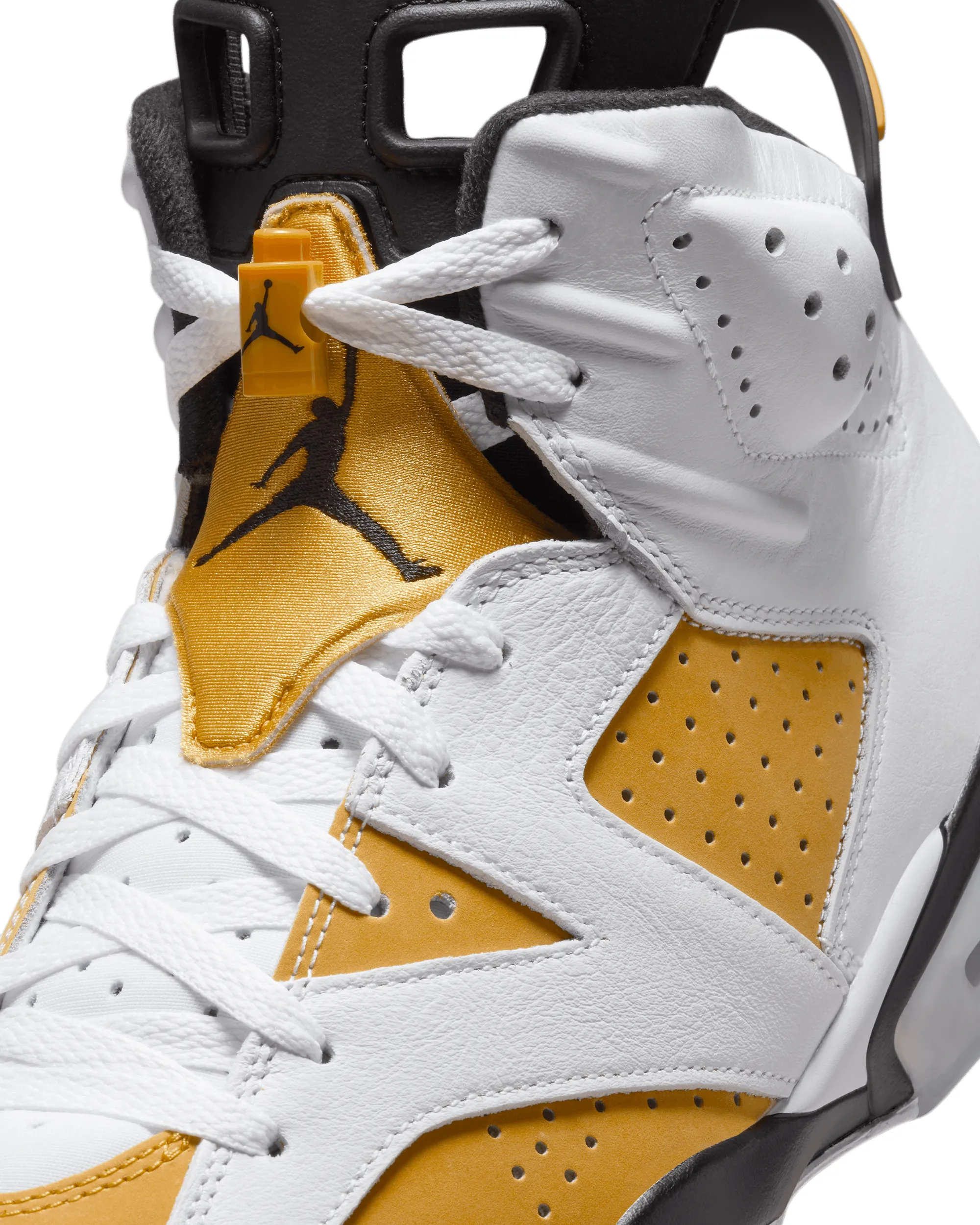 Air Jordan 6 Retro - White / Yellow Ochre-Black