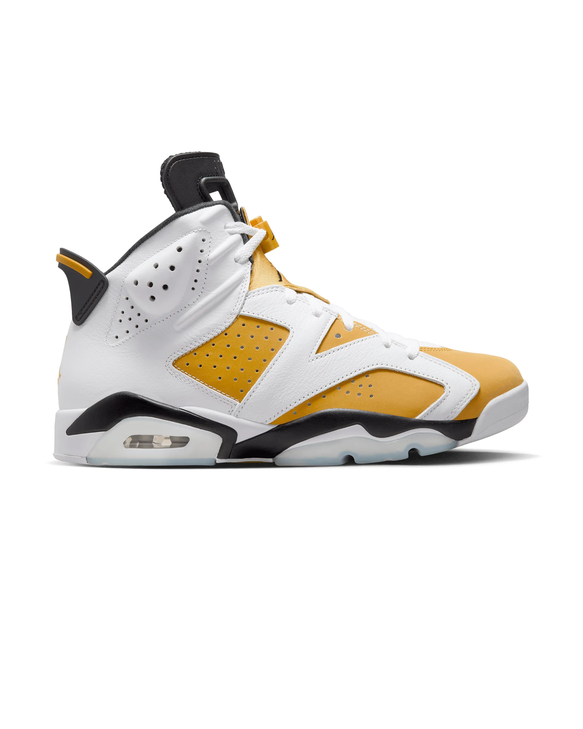 Air Jordan 6 Retro - White / Yellow Ochre-Black