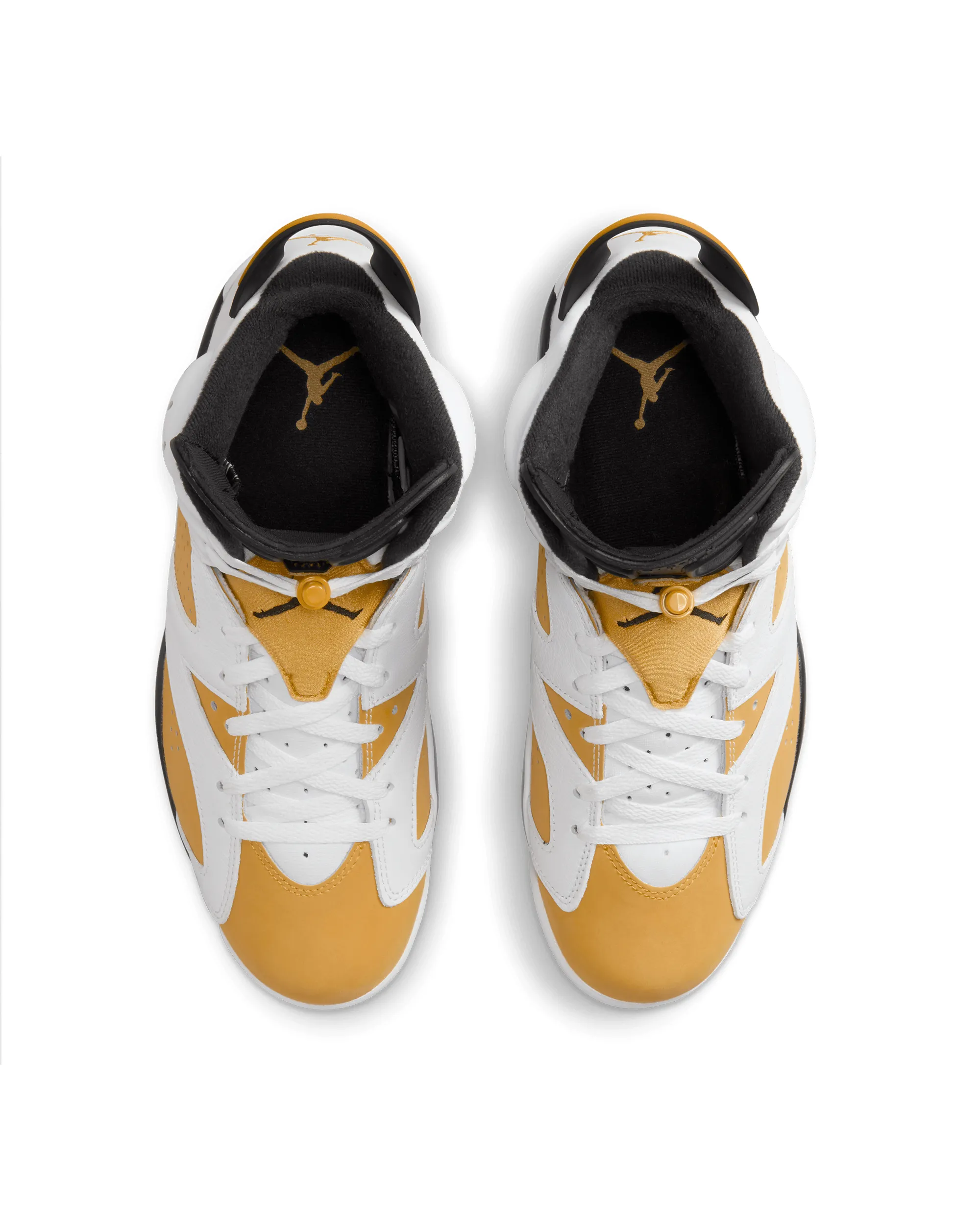 Air Jordan 6 Retro - White / Yellow Ochre-Black