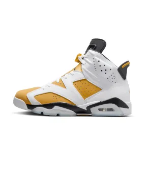 Air Jordan 6 Retro - White / Yellow Ochre-Black