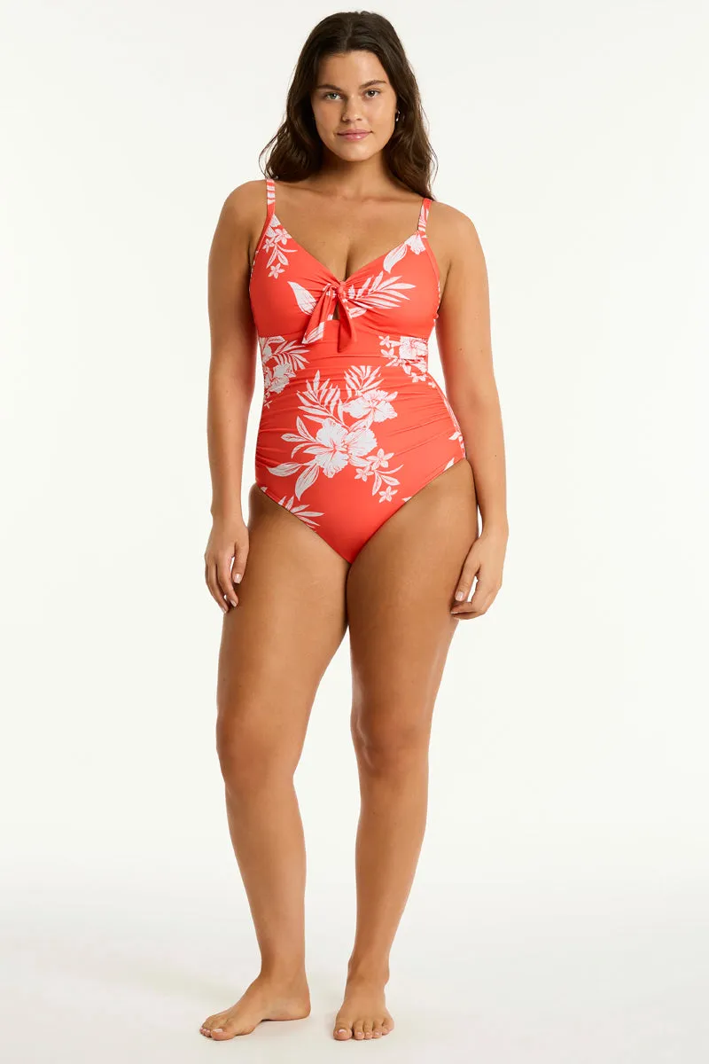 Aloha Tie Front DD/E One Piece