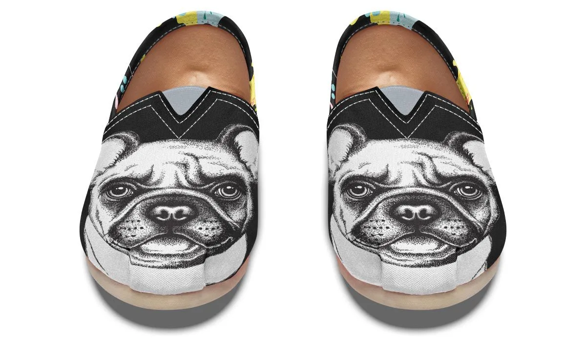 Artsy Frenchie Casual Shoes