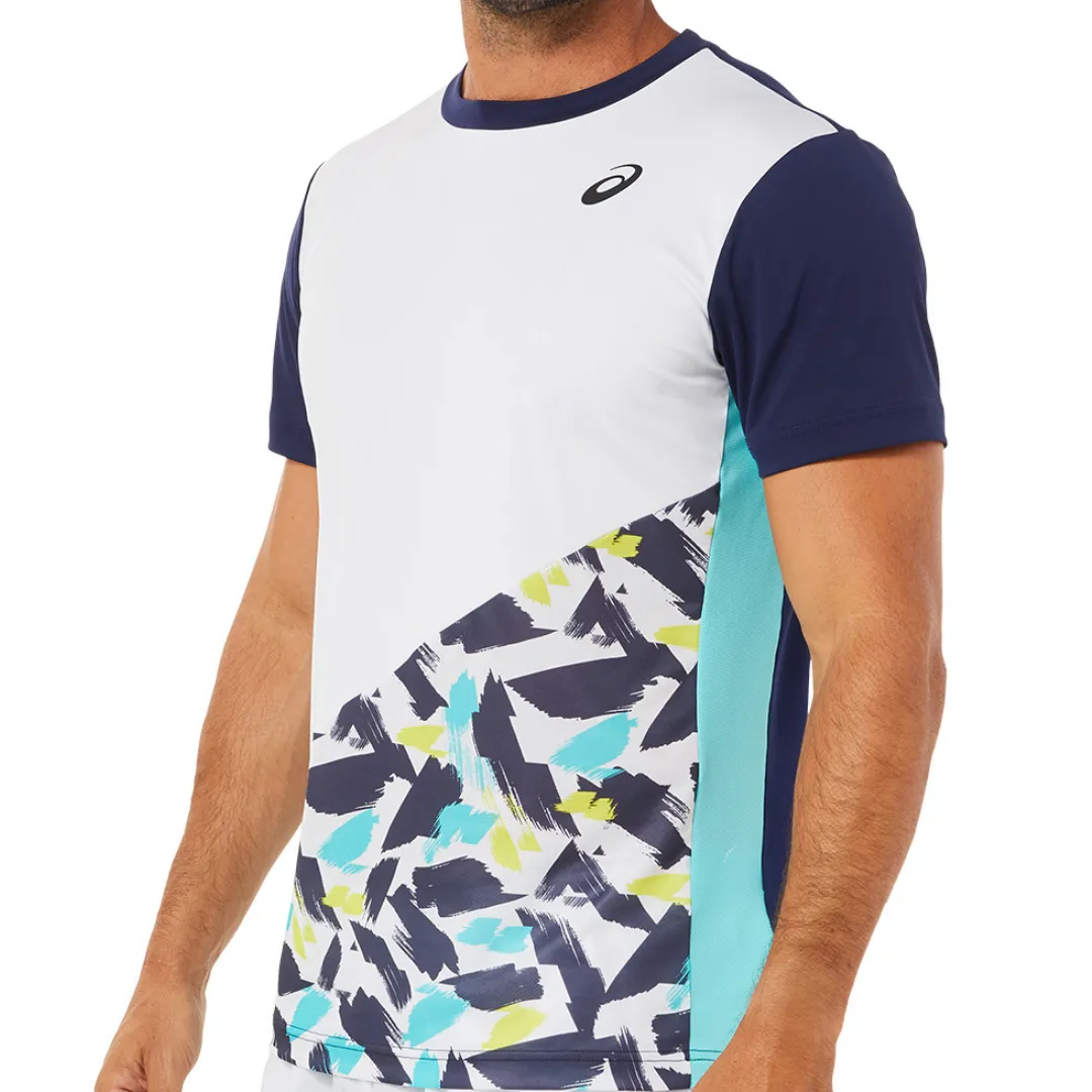 Asics Court Graphic SS Top 2022 - Brilliant White