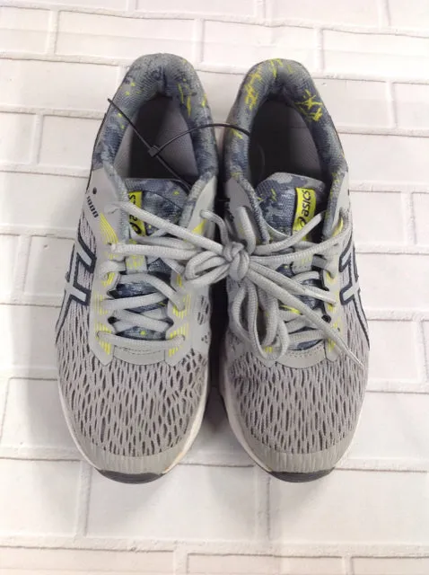 Asics Gray & Yellow Sneakers Size 5