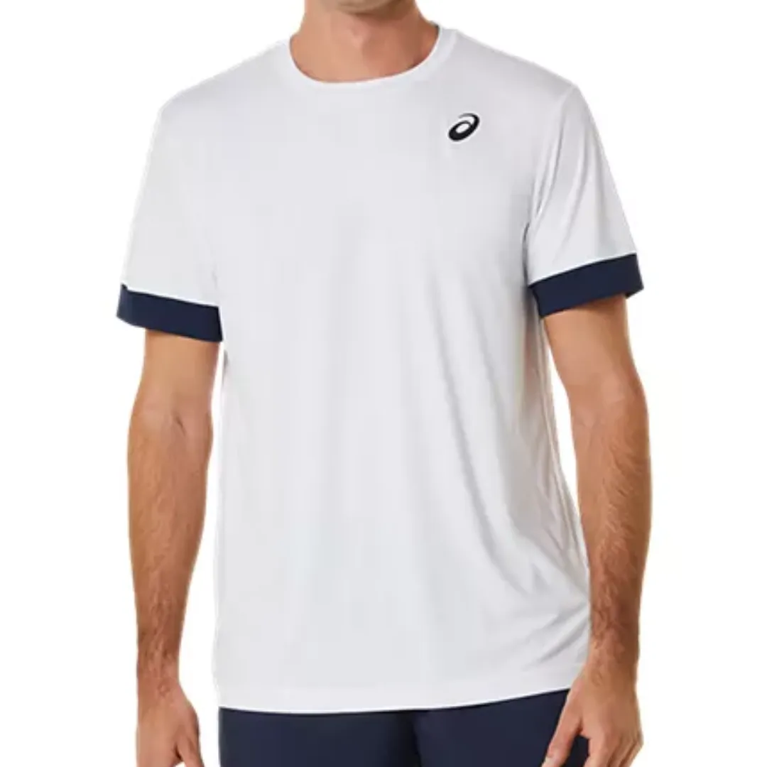 Asics Men Court SS Top - Brilliant White/Midnight