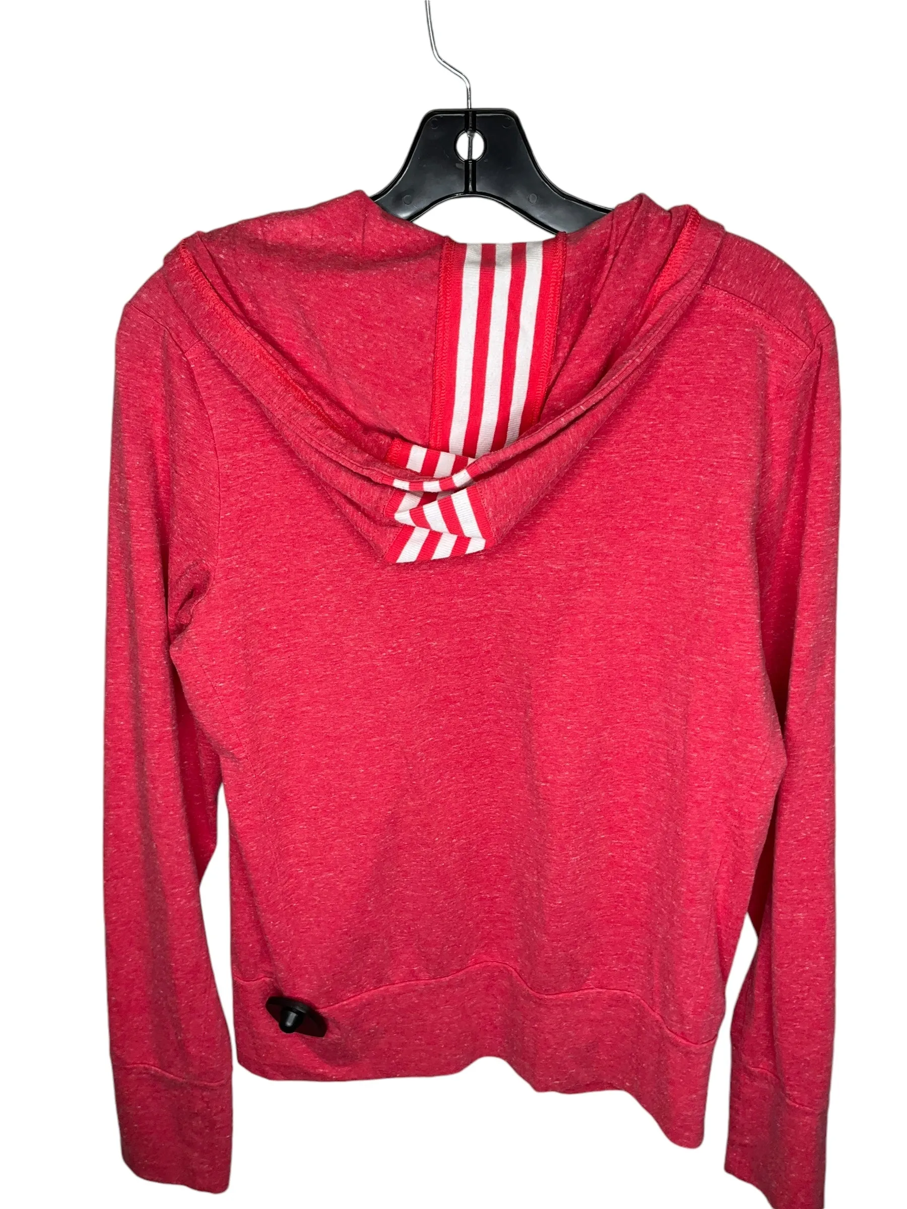 Athletic Jacket By Adidas In Red, Size: S