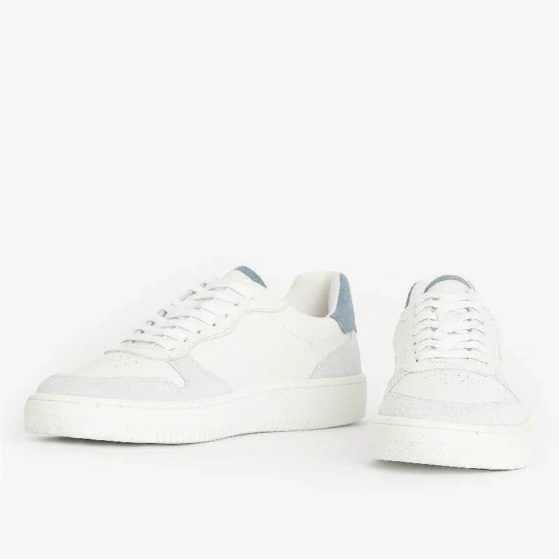 Barbour Celeste Ladies Trainers - White/Chambray