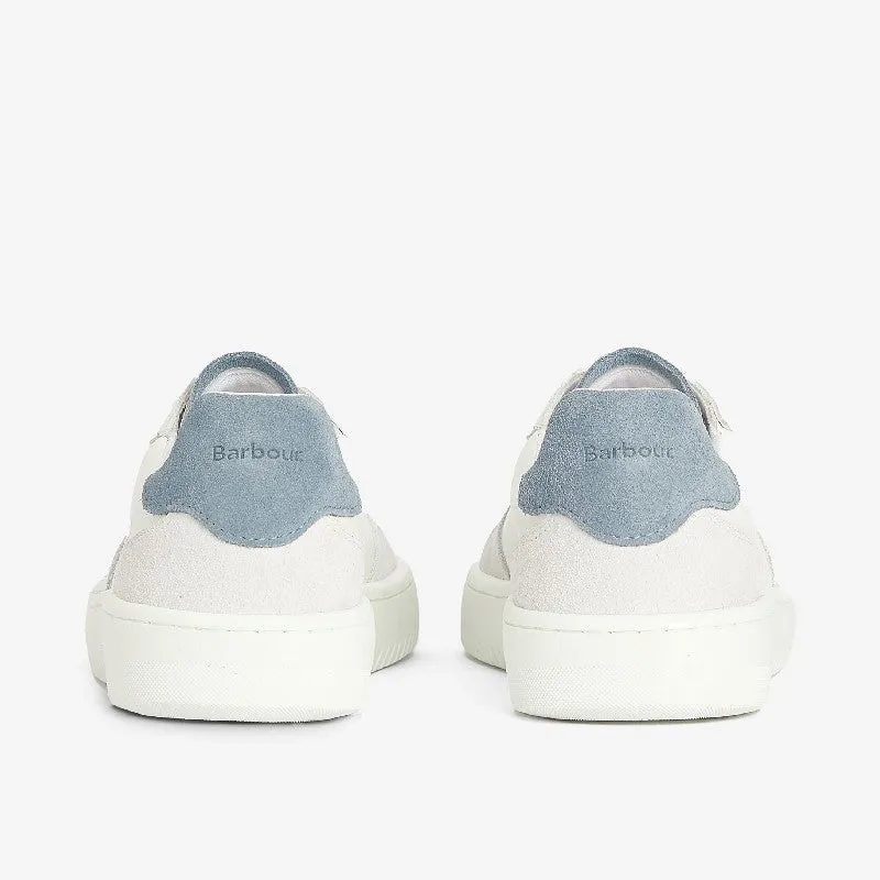 Barbour Celeste Ladies Trainers - White/Chambray