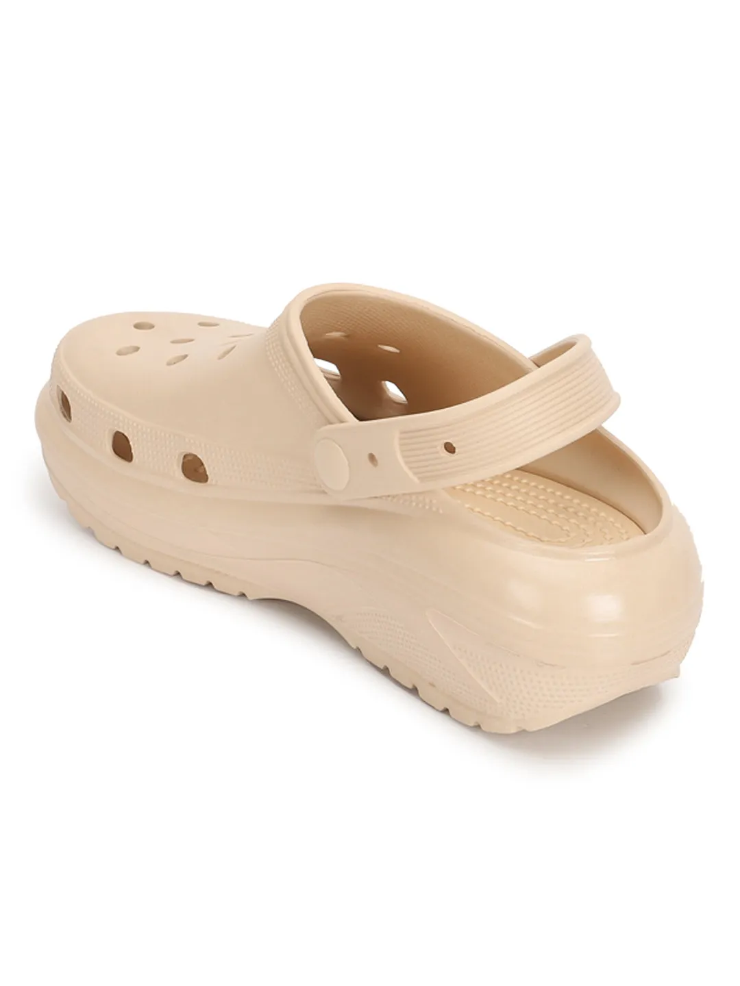 Beige PU Slip-On Croc Flats (TC-RS3496-NUD)