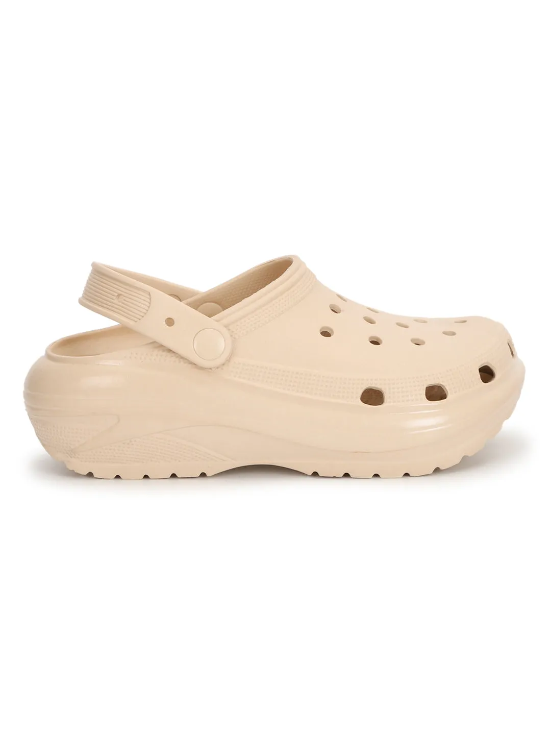 Beige PU Slip-On Croc Flats (TC-RS3496-NUD)