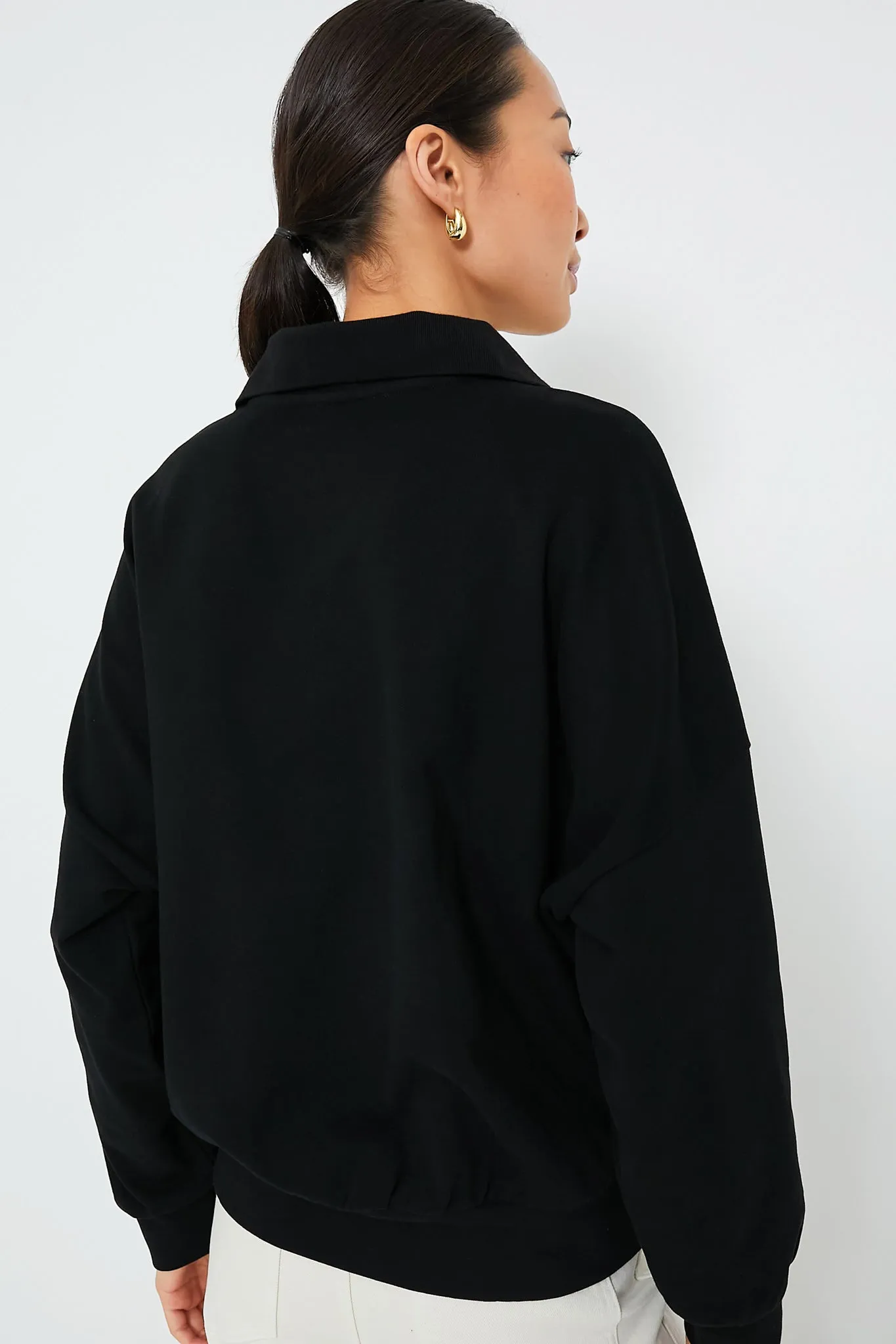 Black Bode Polo Sweatshirt