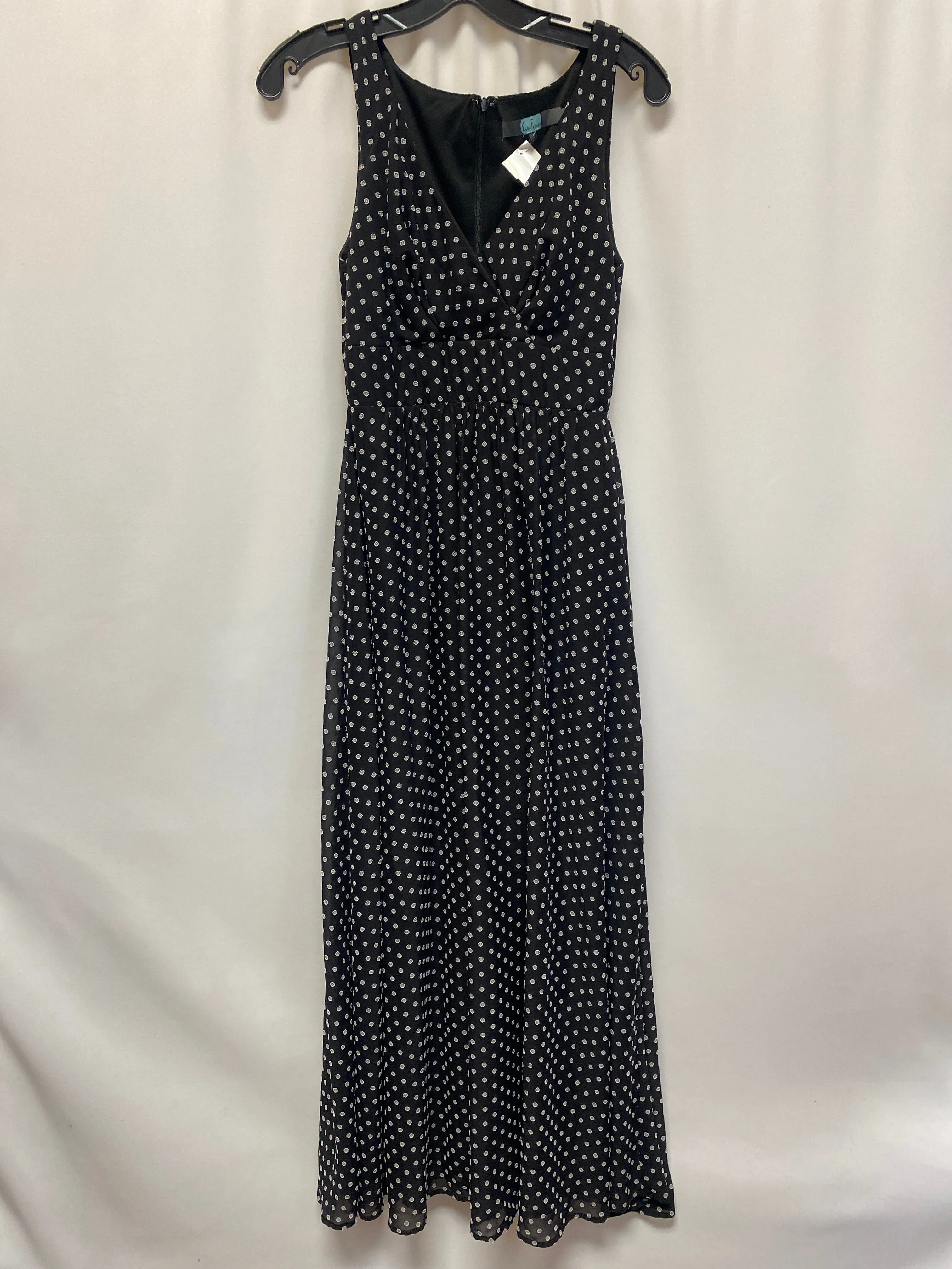 Black Dress Casual Maxi Eva Franco, Size Xs