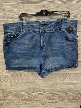 Blue Denim Shorts One 5 One, Size 22