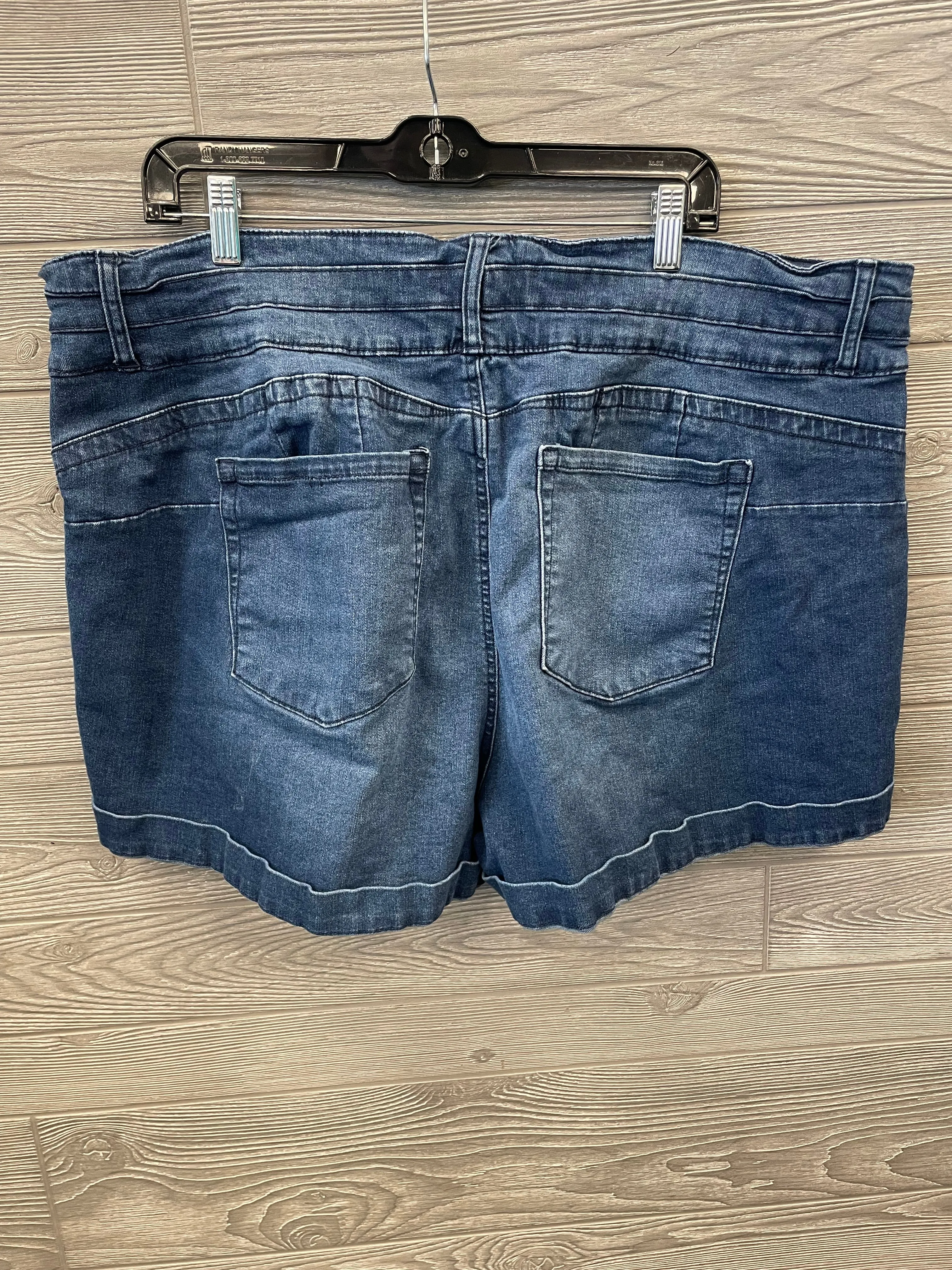 Blue Denim Shorts One 5 One, Size 22