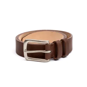 Brown Horween Buffalo Leather Belt