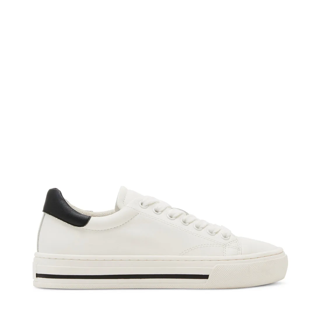 Captive Sneaker WHT/BLK LEATHER