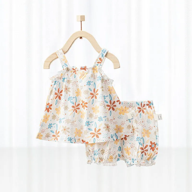 Children's Clothing Girls' Dress Summer Thin Fashionable Clothes Baby Girl Skirt Outerwear Princess Dress