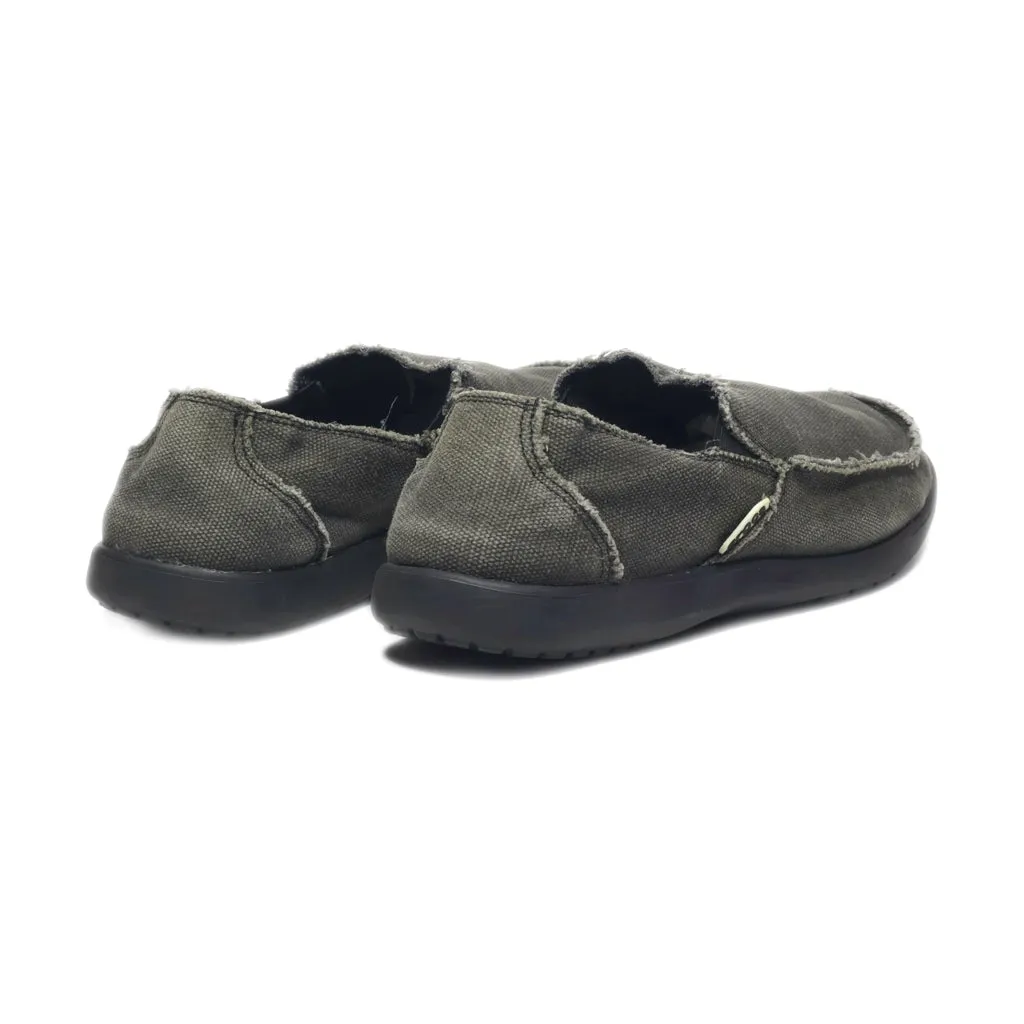 Crocs Loafers Canvas Black Colour For Men