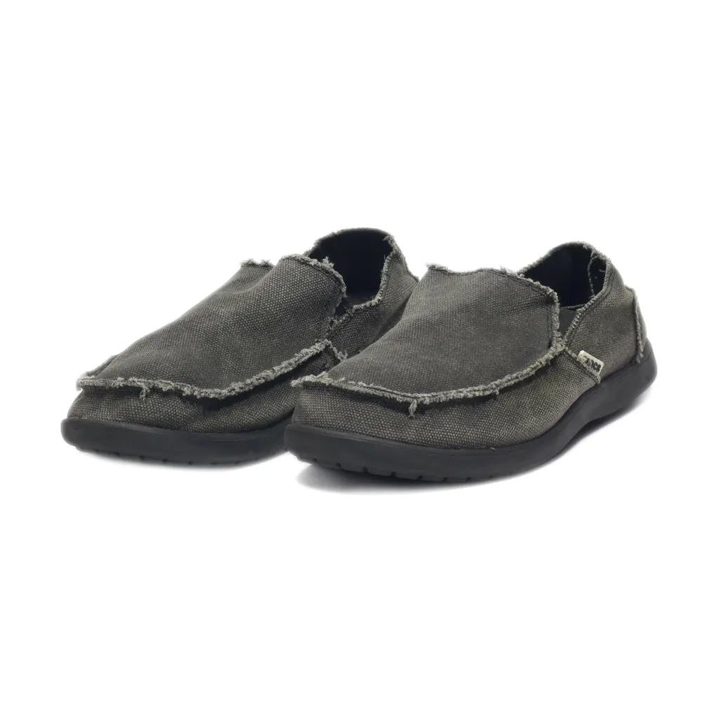 Crocs Loafers Canvas Black Colour For Men