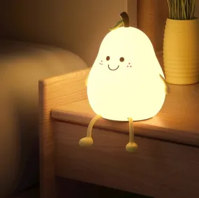 Cute Pear Night Light Lamp