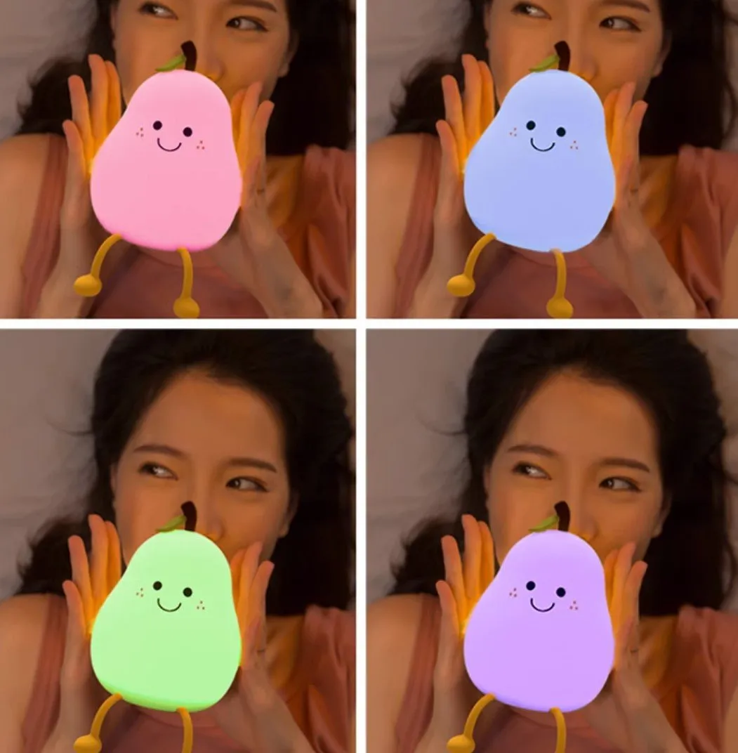 Cute Pear Night Light Lamp