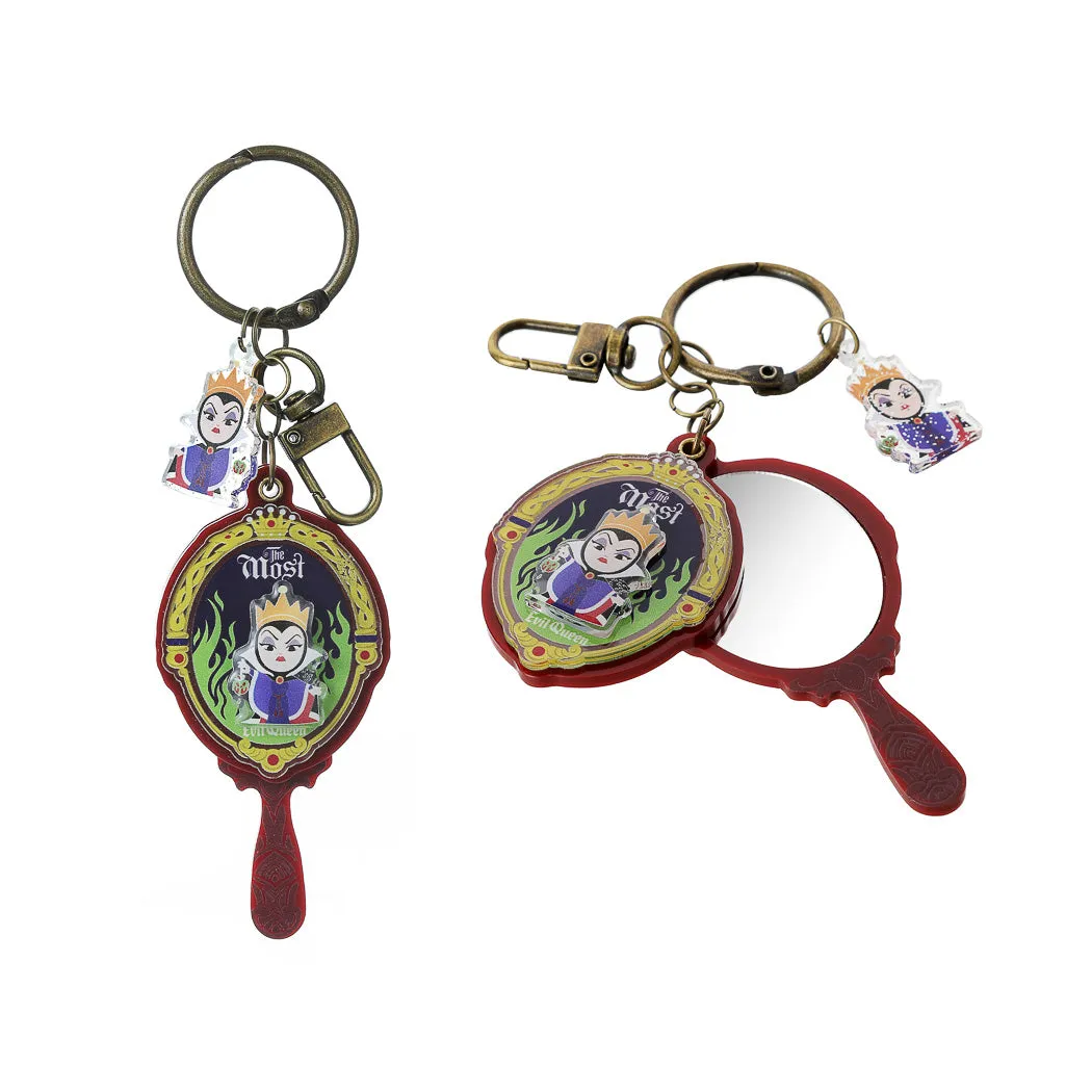 Disney Villains Collection Handheld Mirror Keychain(Evil Queen)