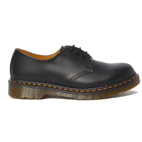 Dr.Martens 3 Eyelet Shoes - 1461 - Black Smooth Leather