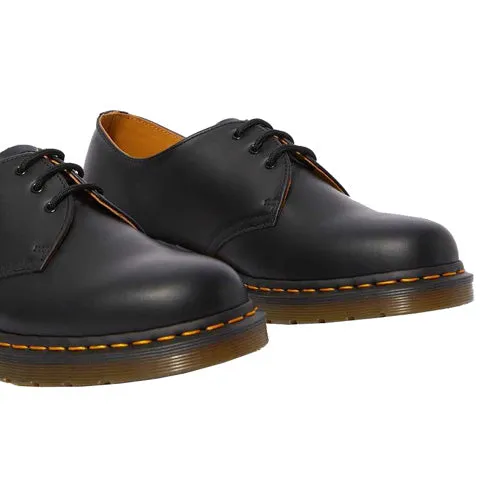 Dr.Martens 3 Eyelet Shoes - 1461 - Black Smooth Leather