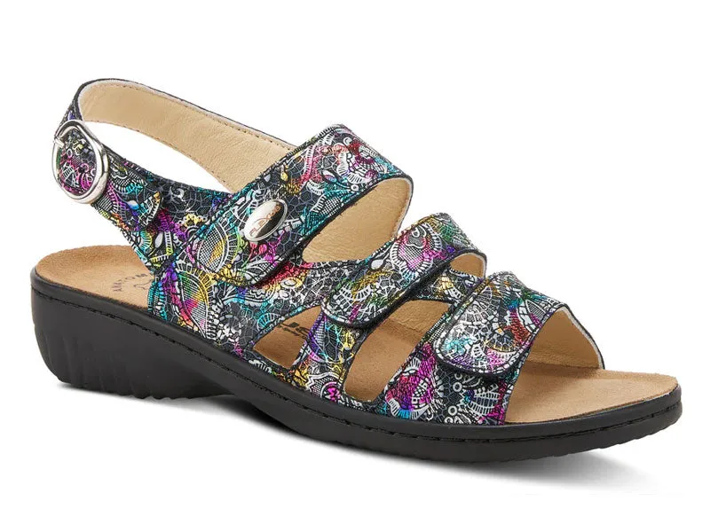 Flexus by Spring Step Acamar Floral - Women's Sandal