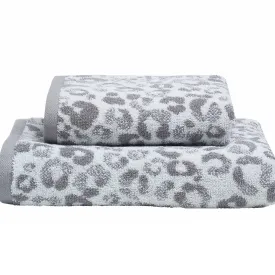 Fusion Animal Print Towel - Grey