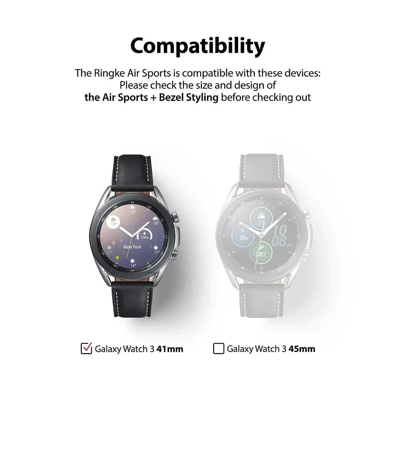 Galaxy Watch 3 41mm | Air Sports   Bezel Styling 10