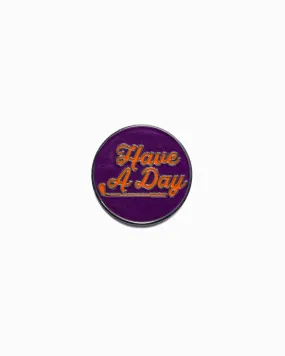 Have a Day Purple & Orange Ball Marker