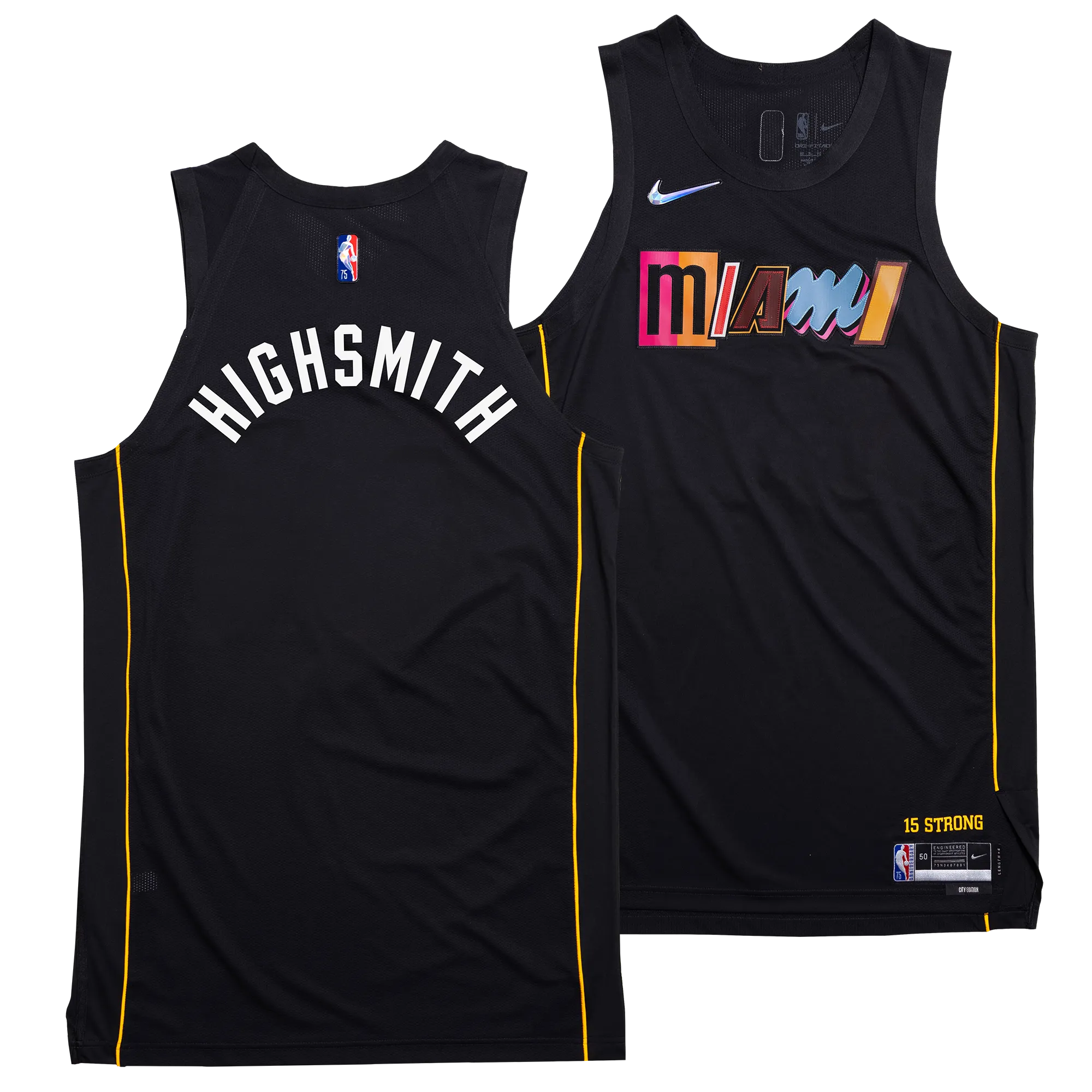 Haywood Highsmith Nike Miami HEAT Mashup Swingman Jersey - Custom Number Style