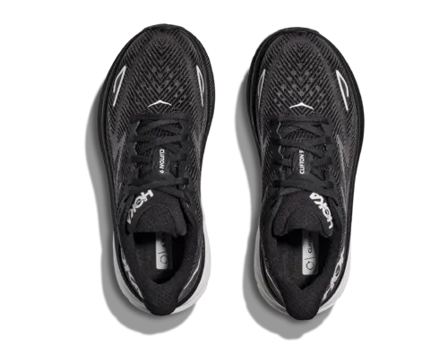 Hoka Clifton 9 Black White Women's