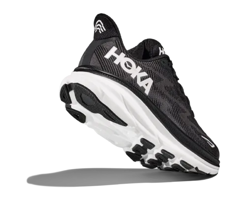 Hoka Clifton 9 Black White Women's