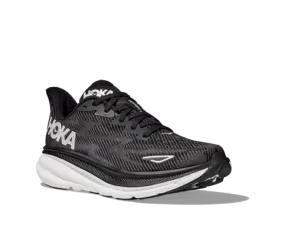 Hoka Clifton 9 Black White Women's