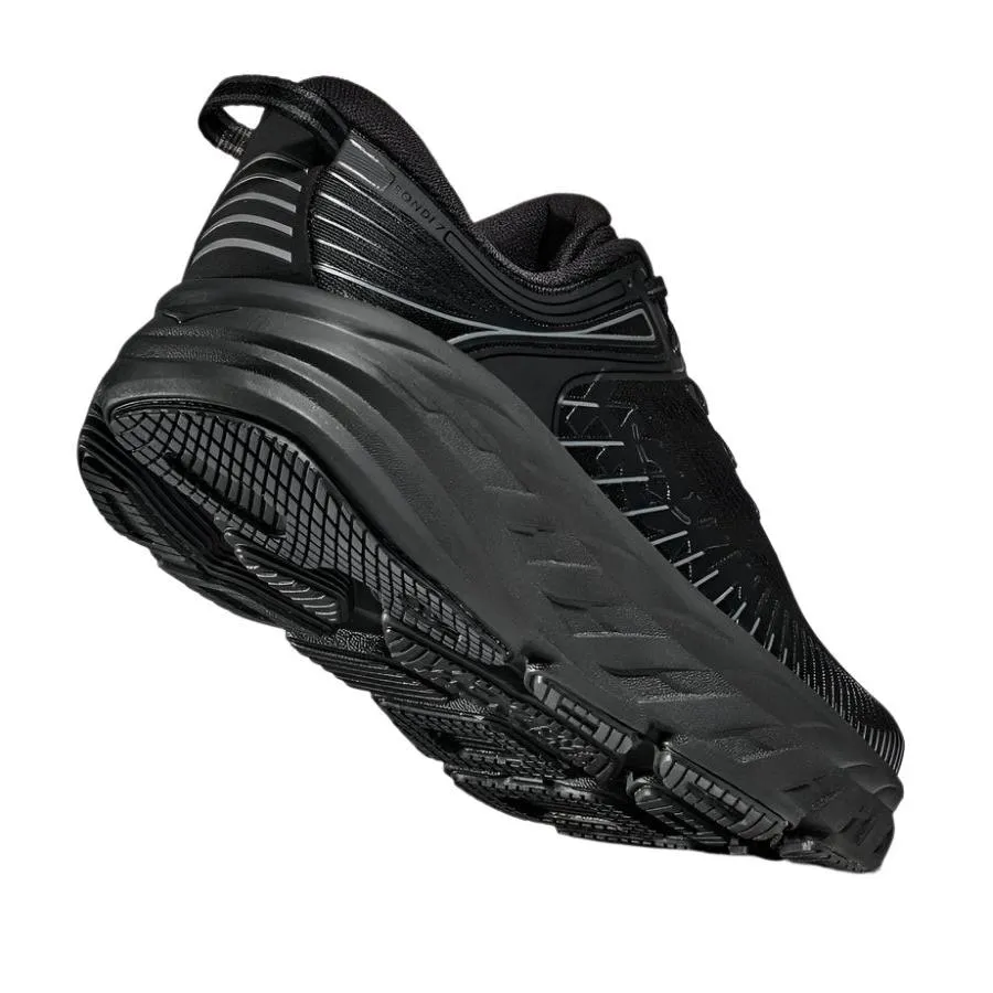 Hoka Men's Bondi 7 Black / Black Wide