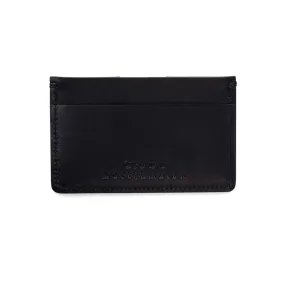 Houghton Card Holder - Black Box Calf