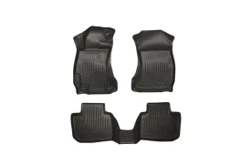 Husky Liners 2015  Subaru WRX/STi WeatherBeater Combo Front&2nd Row Black Floor Liners (hl99801)