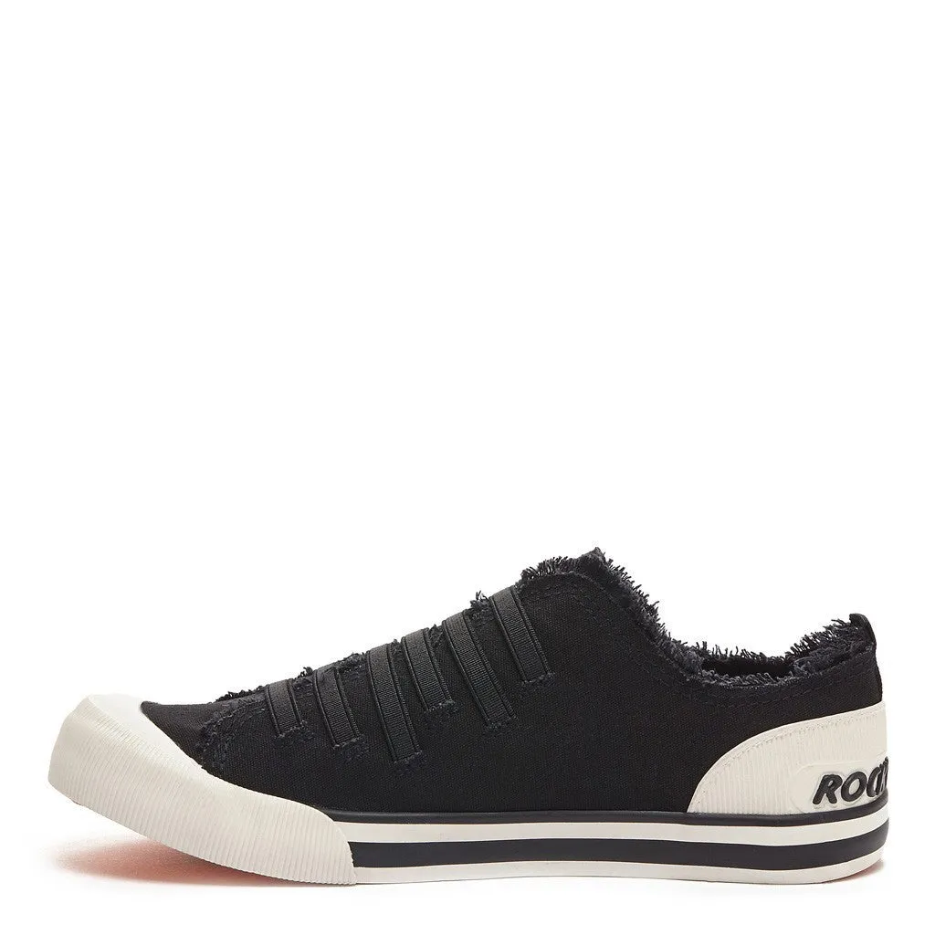 Joint Black Canvas Sneaker